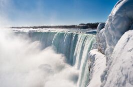 NIAGARA FALLS RUNS DRY Day